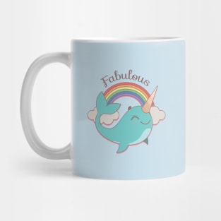 Fabulous sea unicorn design Mug